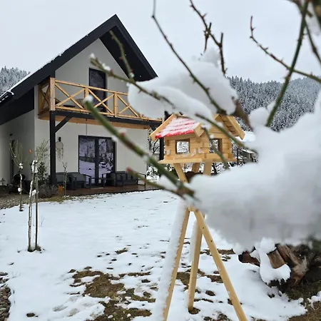 Holiday home Pod Lasem Gorce Z Kominkiem I Jacuzzi